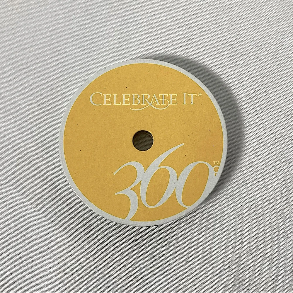 ⭐️ Celebrate It Black And White Stitch Craft Ribbon 3/8” x 360”